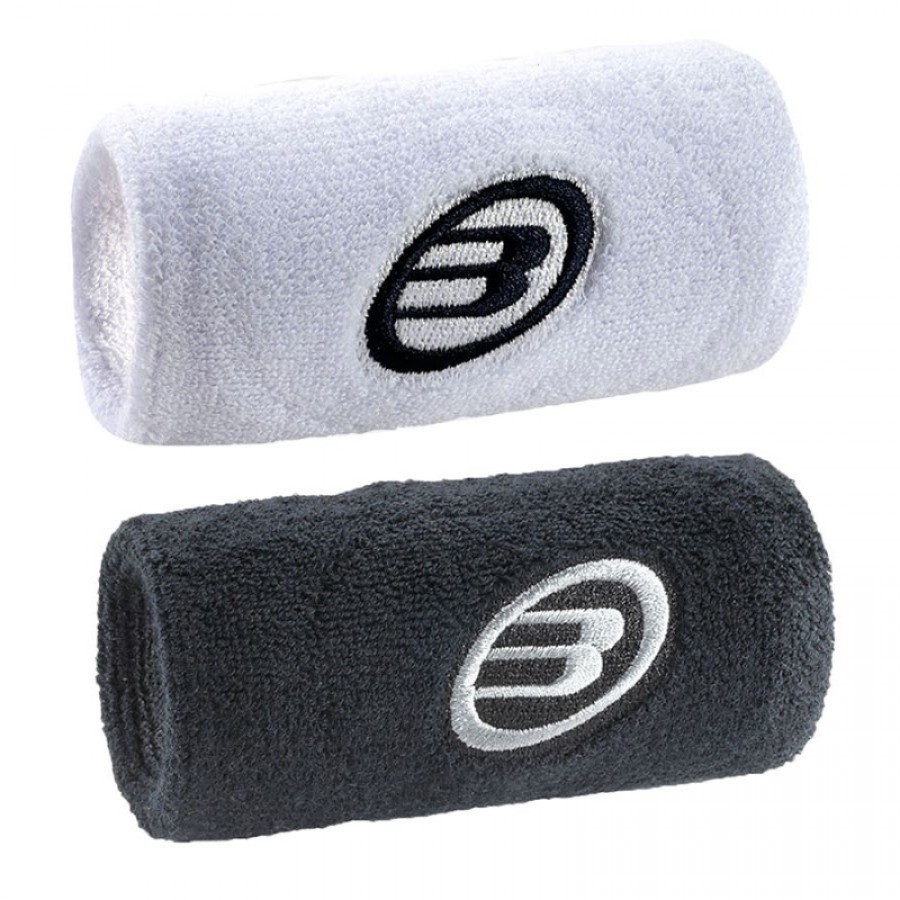 Bullpadel BPMU254 White Black Wristbands