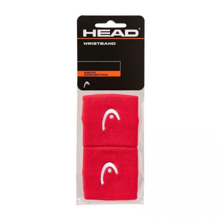 Munequeras Head Rojo 2.5