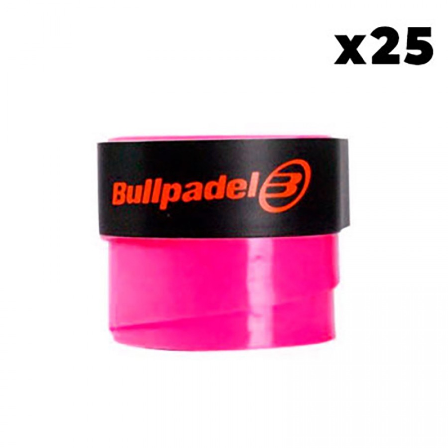 Overgrips Bullpadel Rosa Liso 25 Unidades