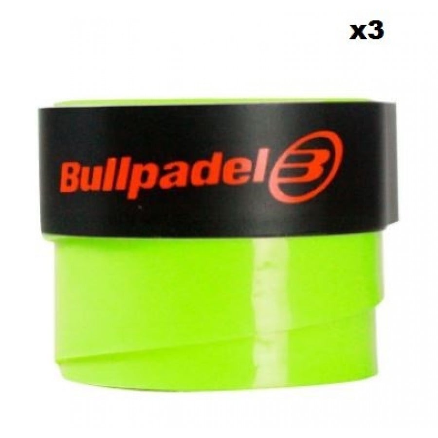 Overgrips Bullpadel Amarillo Azufre Liso 3 Unidades