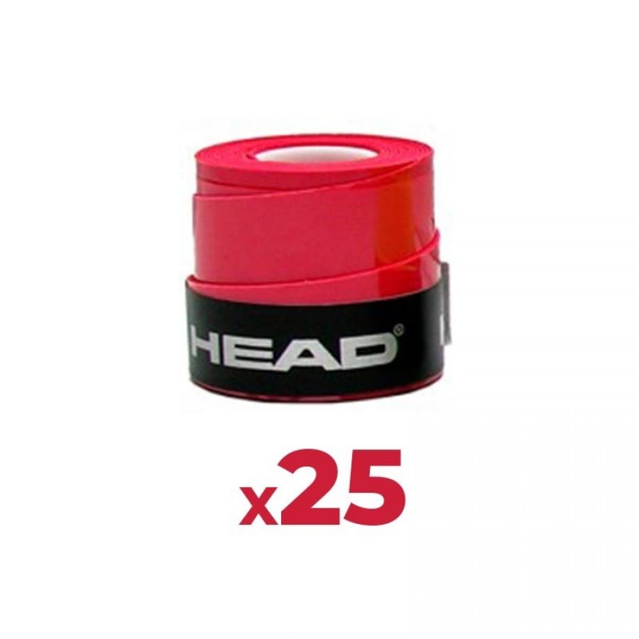 Overgrips Head Xtreme Soft Rojo 25 Unidades - Barata Oferta Outlet