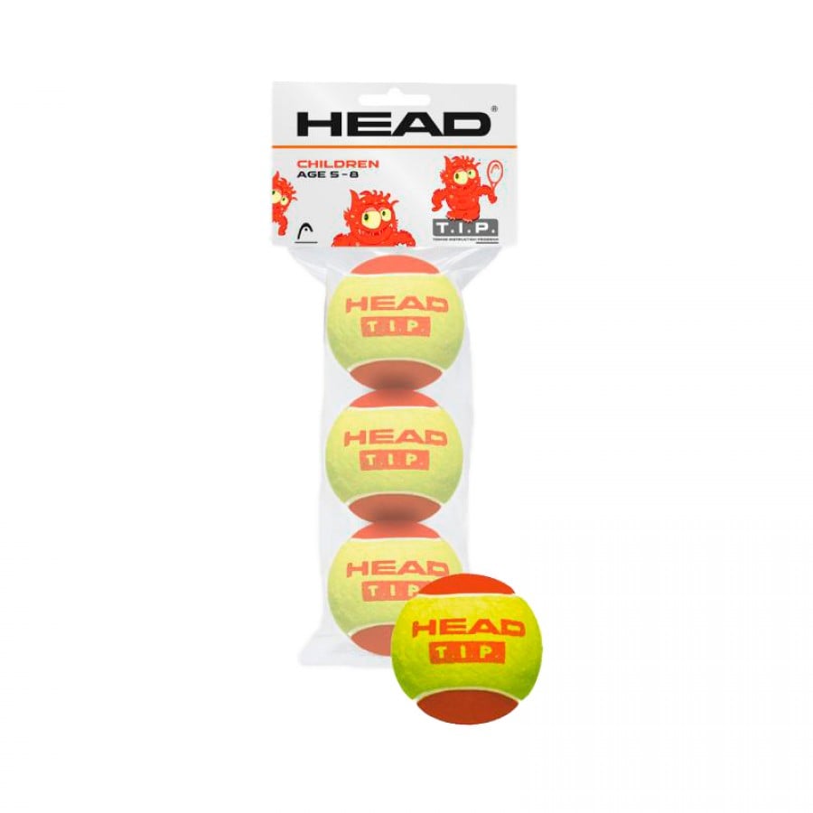 Pack de 3 Pelotas Head T.I.P. Red