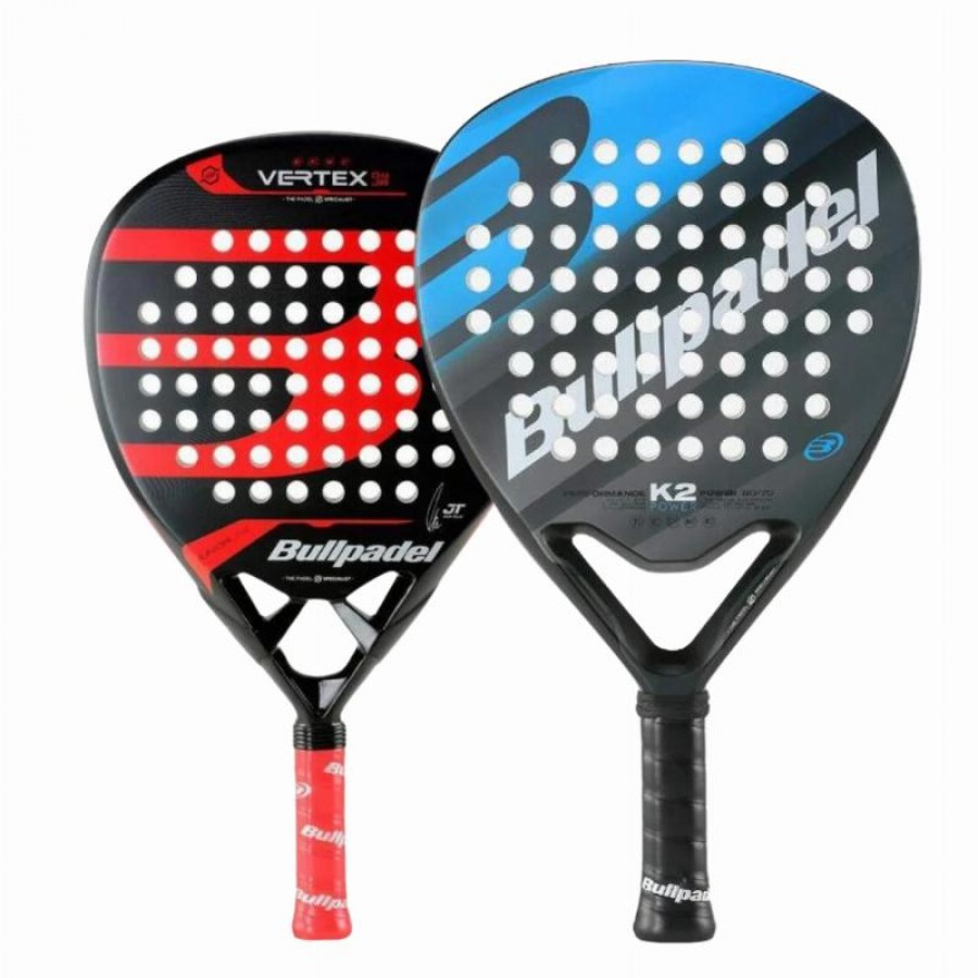 Pack Bullpadel K2 Power 2023 and Tello Vertex 04 Junior 2024 Racket