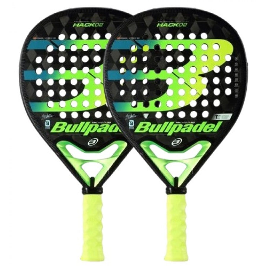 Pack Pala Bullpadel Paquito Navarro Hack 02 Proline X2