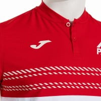 Polo de Padel Joma A1 Blanc Rouge