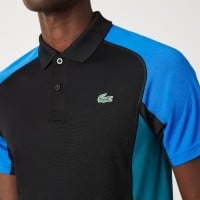 Polo Lacoste Sport Regular Fit Negro Azul