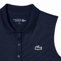 Polo Lacoste Ultra Dry Azul Marino Mujer