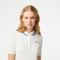 Polo Lacoste Ultra Dry White Women