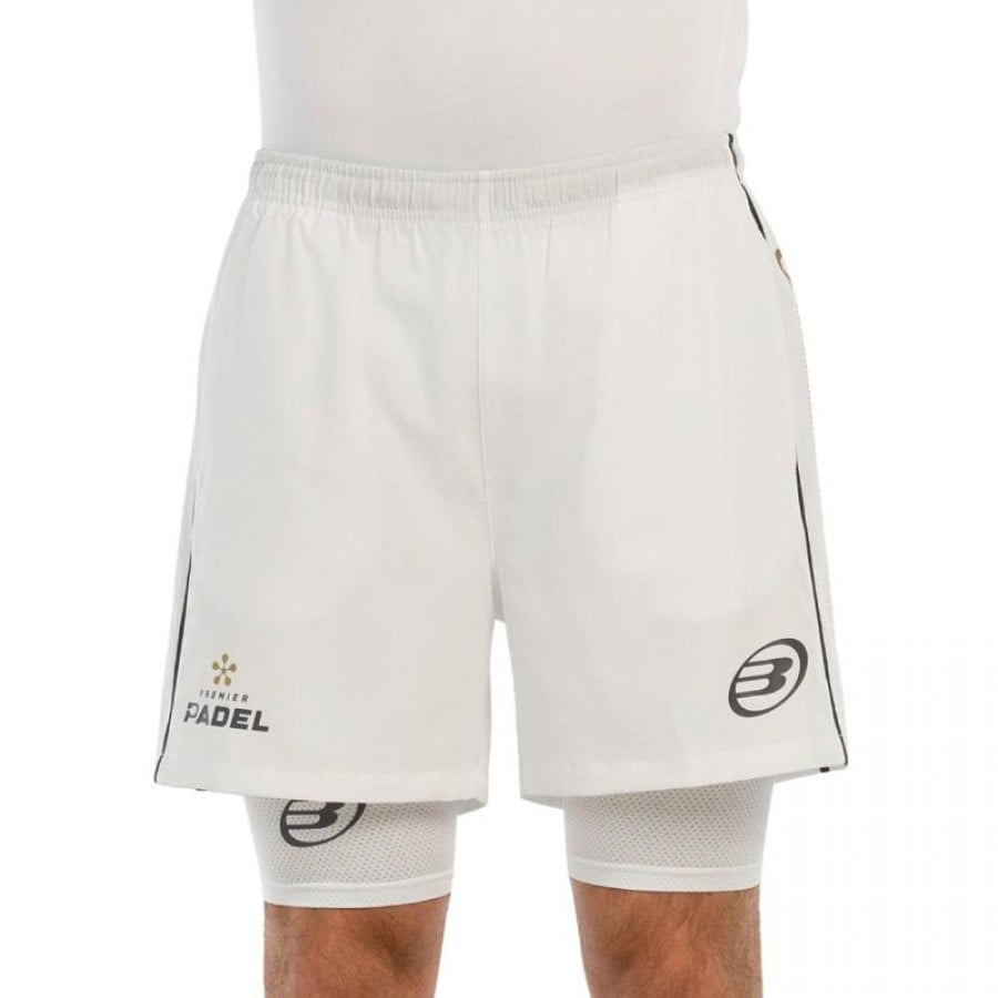 Short Bullpadel Premier Padel Barde Blanco