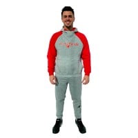 Sudadera Alacran Elite Gris Rojo