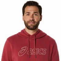 Sudadera Asics Logo Rojo Birch