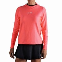 Sudadera Endless Breath Line Coral Brillante