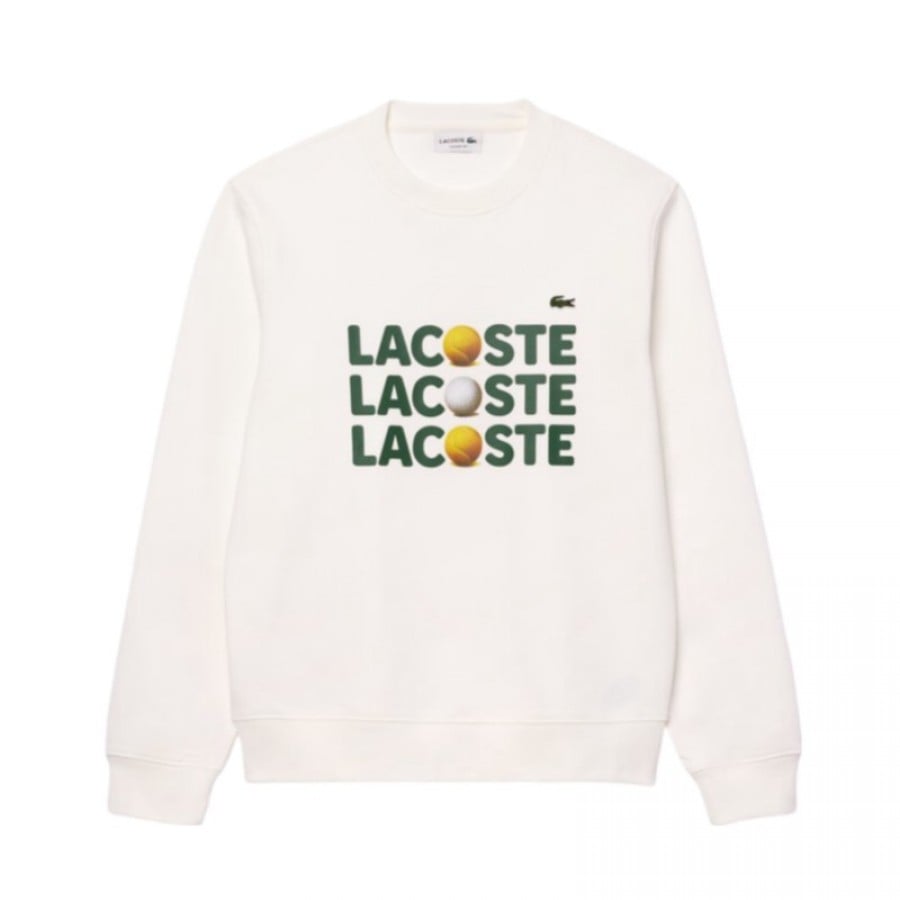 Sudadera Lacoste Felpa Blanco