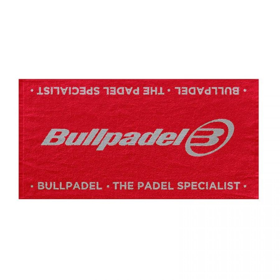 Toalla Bullpadel 100x50 Rojo