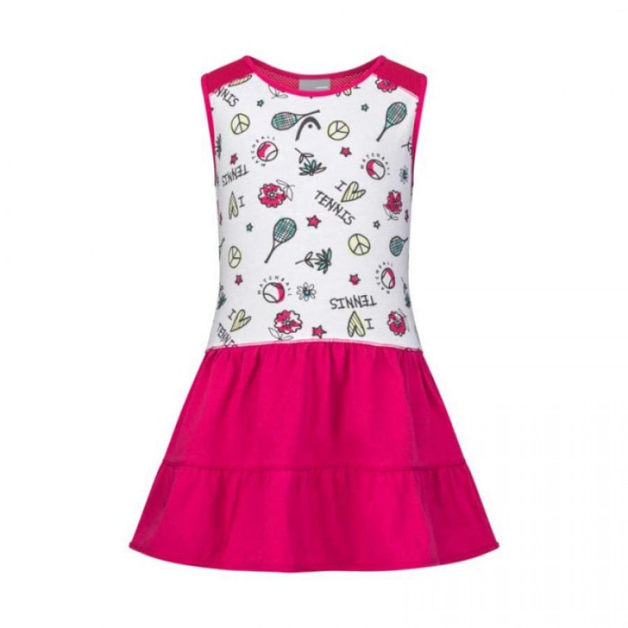 Vestido Head Tennis Burdeos Junior