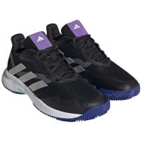 Zapatillas Adidas CourtJam Control Negro Nucleo Plata Mujer