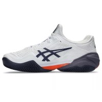 Asics Court FF 3 Clay White Gray Orange Sneakers