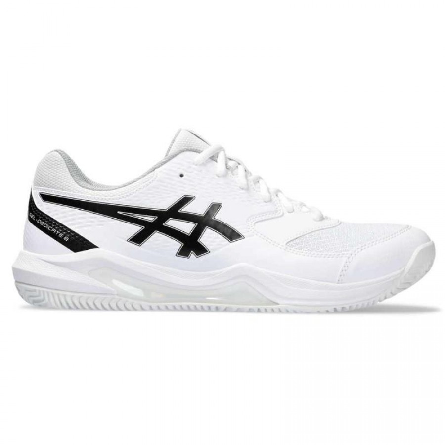 Zapatillas Asics Gel Dedicate 8 Clay Blanco Negro