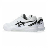 Chaussures Asics Gel Dedicate 8 Padel Blanc Noir