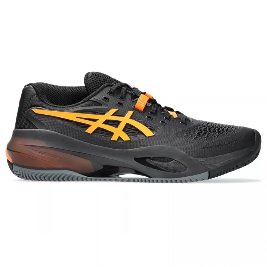 Asics Gel Resolution X Clay Black Orange Sneakers