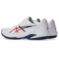 Zapatillas Asics Solution Swift FF 2 Clay Blanco Azul Naranja