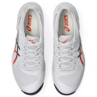 Asics Solution Swift FF 2 TERRE BATTUE Blanc Bleu Orange Baskets