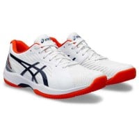 Zapatillas Asics Solution Swift FF Clay Blanco Azul Marino