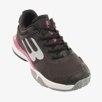 Zapatillas Bullpadel Alejandra Salazar Flow Hybrid Fly 23I Negro Fucsia Mujer