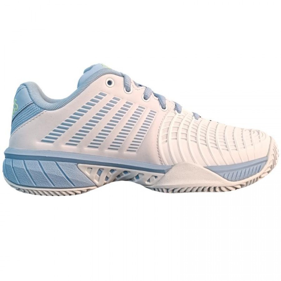 Kswiss Express Light 3 HB Clay White Blue Green Women''s Sneakers