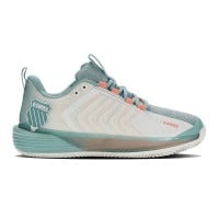 Kswiss Ultrashot 3 baskets turquoise blanche