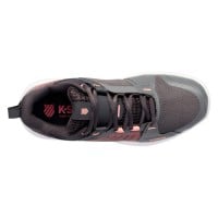 Zapatillas Kswiss Ultrashot Team Gris Rosa Mujer