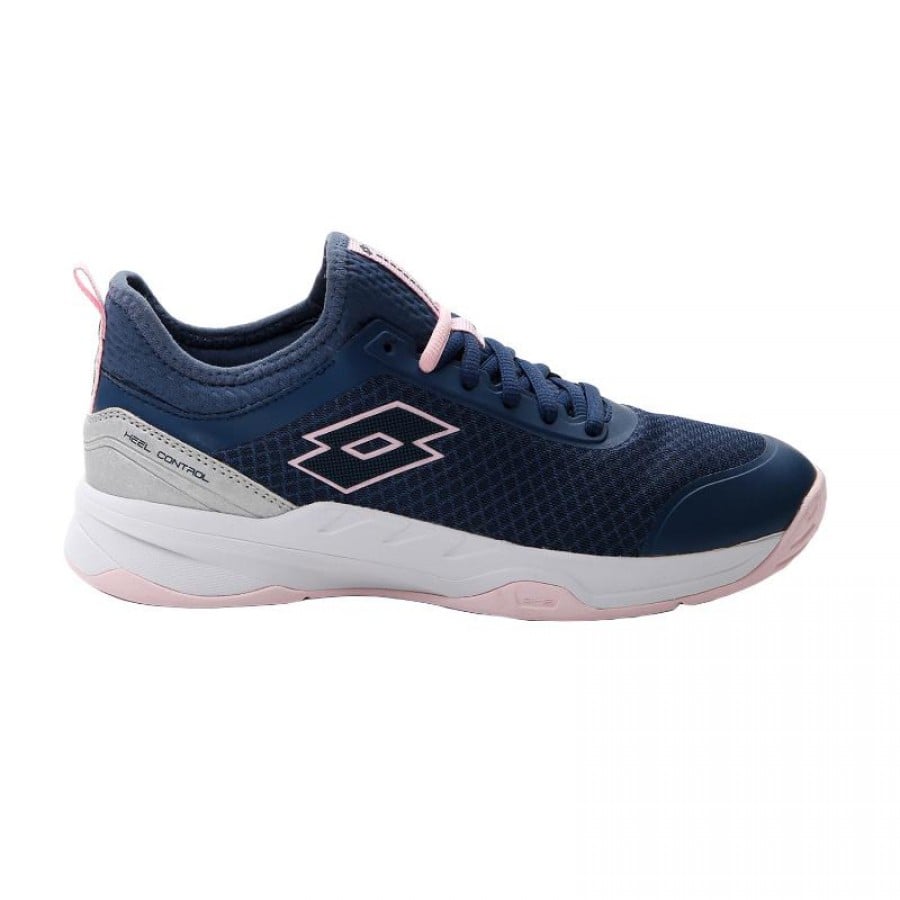 Zapatillas Lotto Mirage 500 II Azul Denim Rosa Gris Metal Mujer