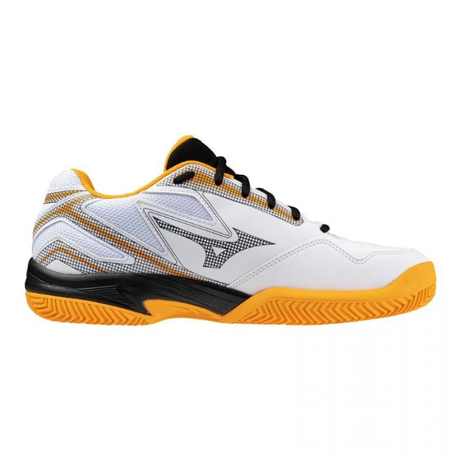 Zapatillas Mizuno Break Shot 4 Padel Blanco Azul Naranja