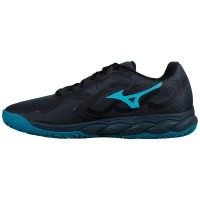 Mizuno Wave Enforce Court Padel Noir Bleu Rouge Baskets