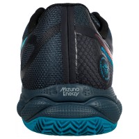 Mizuno Wave Enforce Court Padel Noir Bleu Rouge Baskets