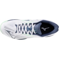 Mizuno Wave Exceed Light 2 terre battue Blanc Vert Bleu Sneakers