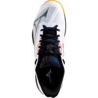 Zapatillas Mizuno Wave Exceed Light 2 Padel Blanco Azul Naranja