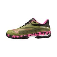 Zapatillas Mizuno Wave Exceed Light 2 Verde Fucsia Mujer