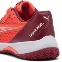 Puma Nova Court Rouge Bordeaux Blanc Sneakers