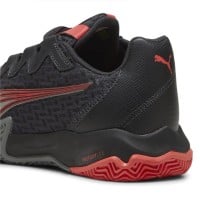 Zapatillas Puma Nova Elite Gris Oscuro Negro Rojo