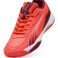 Puma Nova Smash Red White Burgundy Sneakers