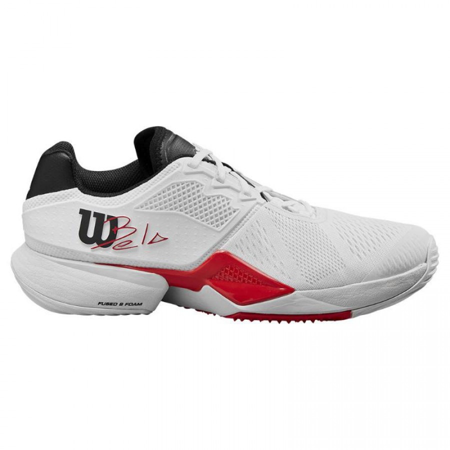 Zapatillas Wilson Bela Tour Blanco Rojo Negro