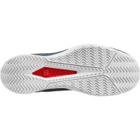 Zapatillas Wilson Rush Pro Lite Azul Perla Rojo Blanco